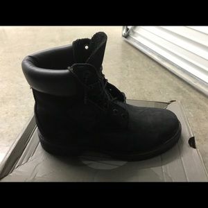 Black Timberland boots